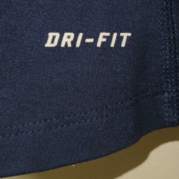 Nike NFL Dallas Cowboys Dri Fit Pullover with Thumb holes. Blue Size Small Zip. - Picture 4 of 6